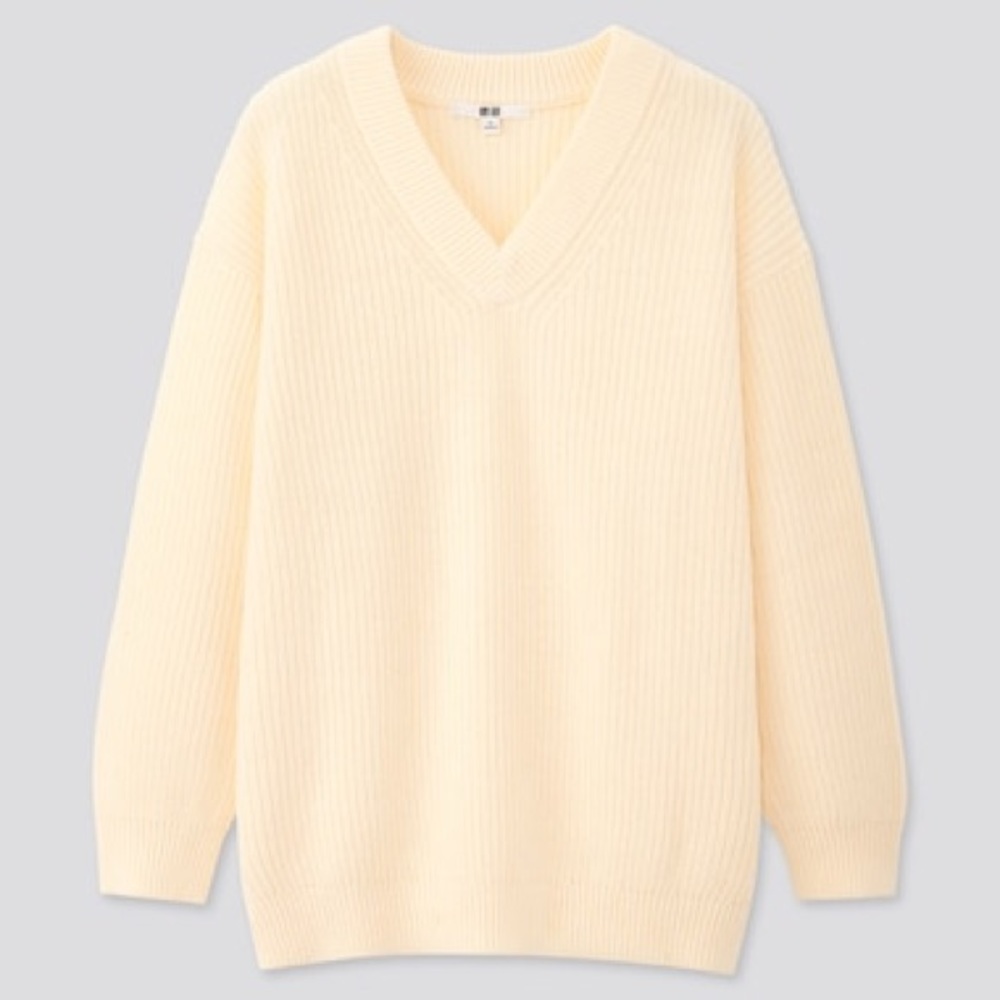 Uniqlo OVERSIZED V-NECK LONG SWEATER